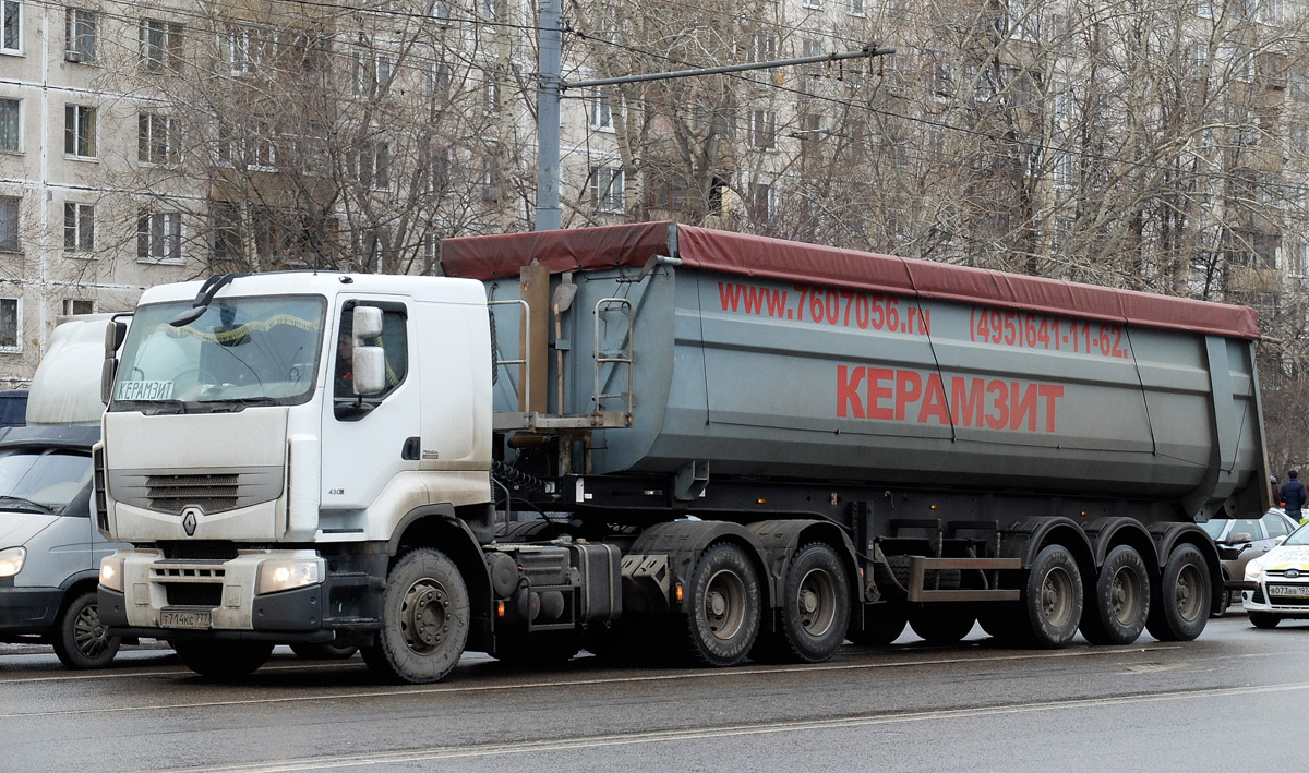 Москва, № Т 714 КС 777 — Renault Premium Lander [X9P]