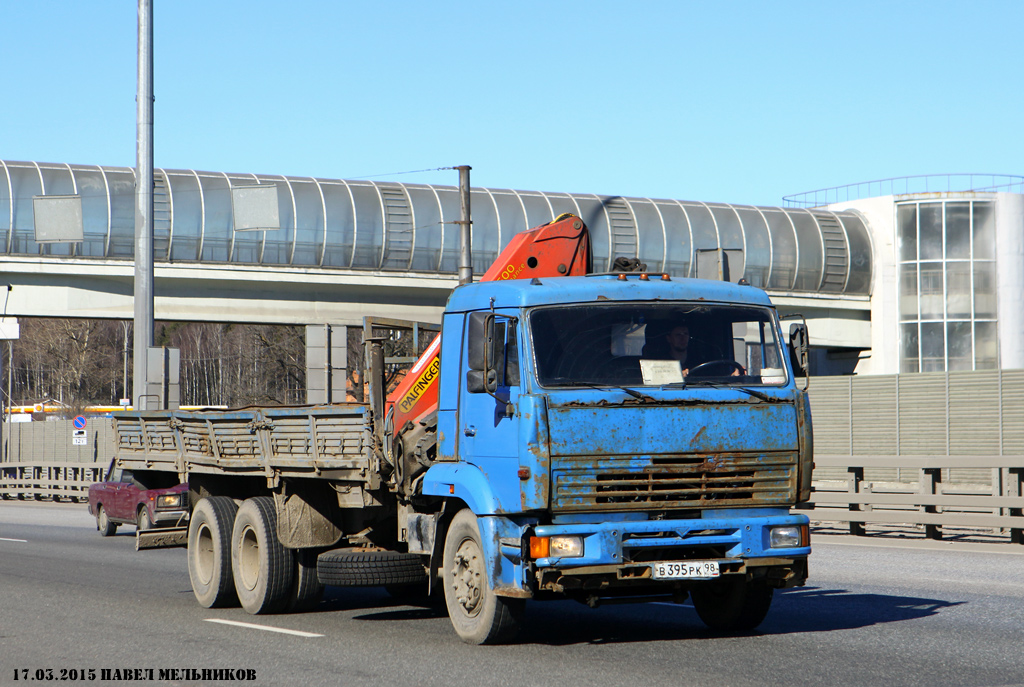 Санкт-Петербург, № В 395 РК 98 — КамАЗ-65117 [651170]