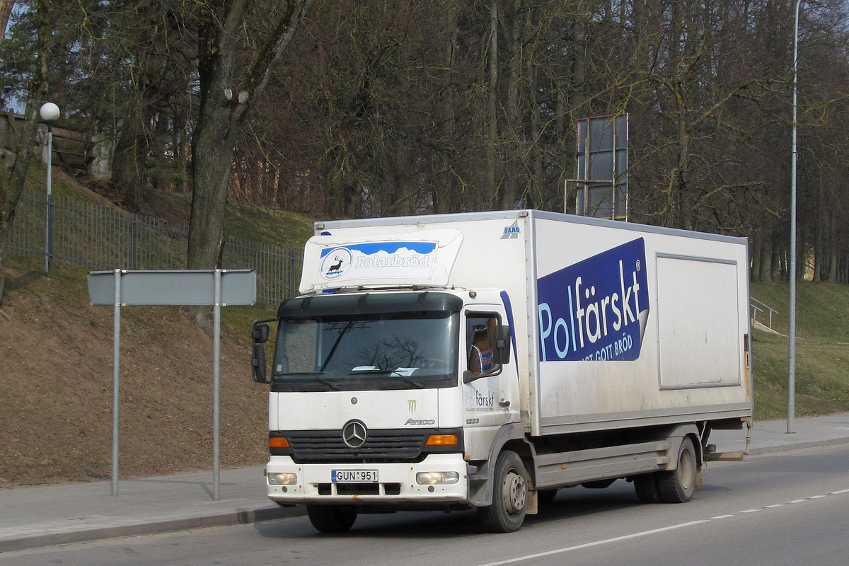 Литва, № GUN 951 — Mercedes-Benz Atego 1223