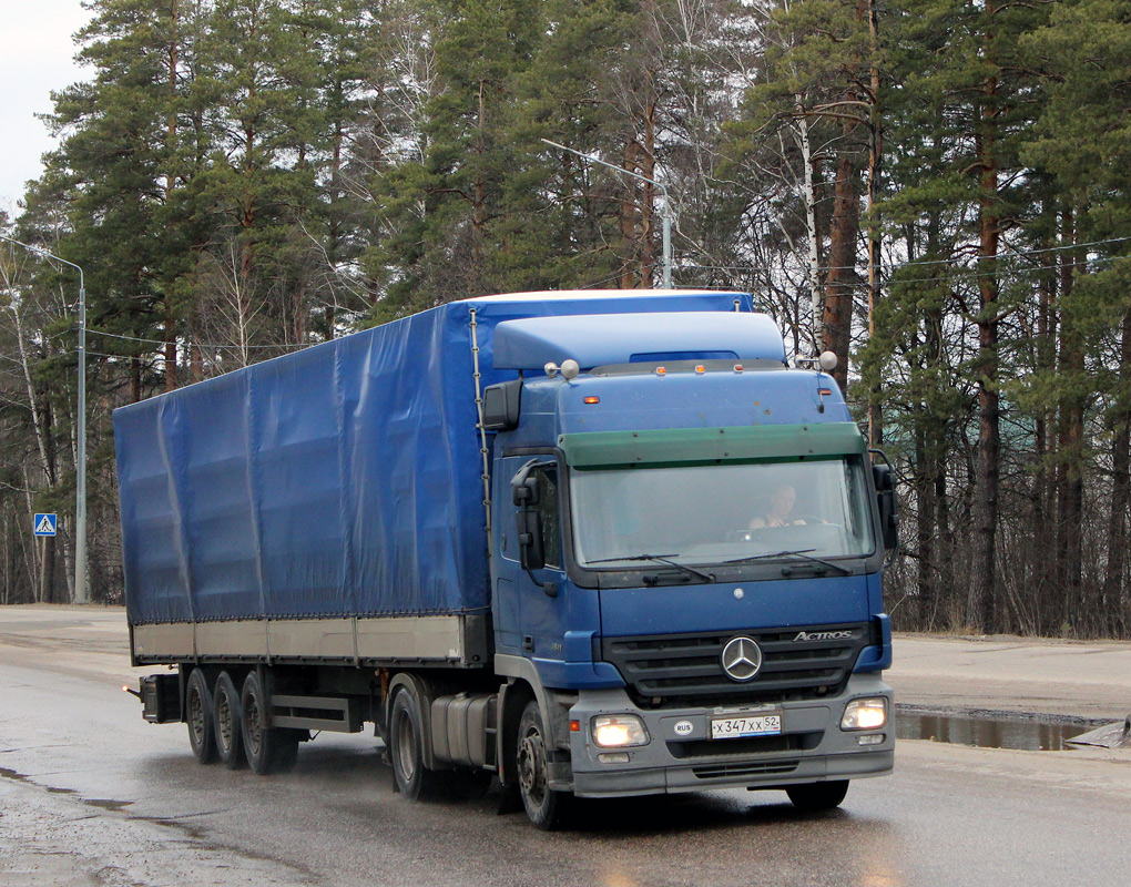 Нижегородская область, № Х 347 ХХ 52 — Mercedes-Benz Actros ('2003) 1841