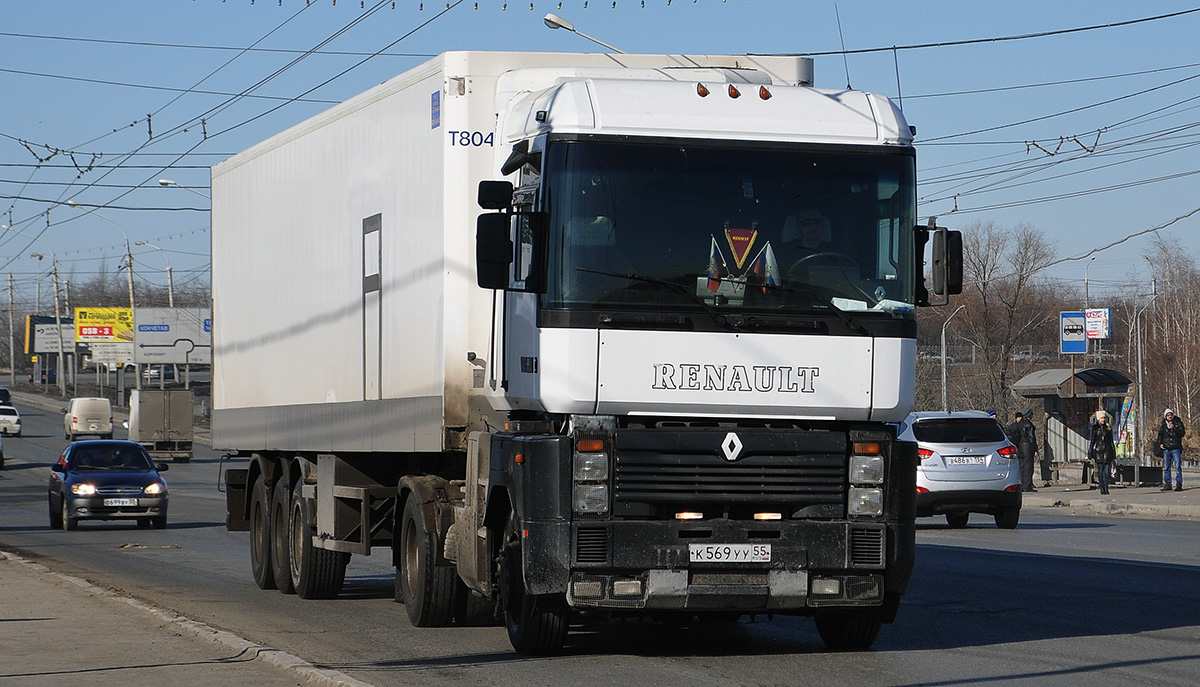 Омская область, № К 569 УУ 55 — Renault Magnum AE ('1990)