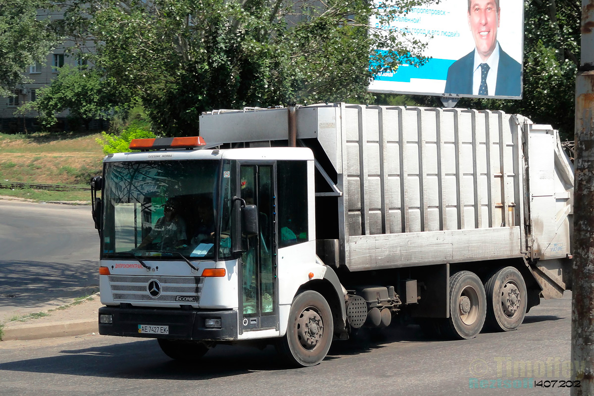 Днепропетровская область, № АЕ 7427 ЕК — Mercedes-Benz Econic