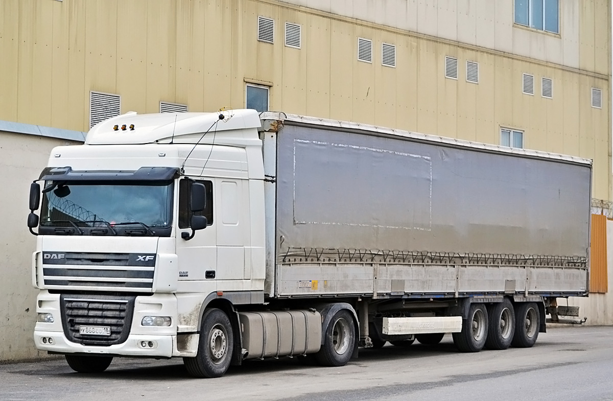 Удмуртия, № У 868 СО 18 — DAF XF105 FT