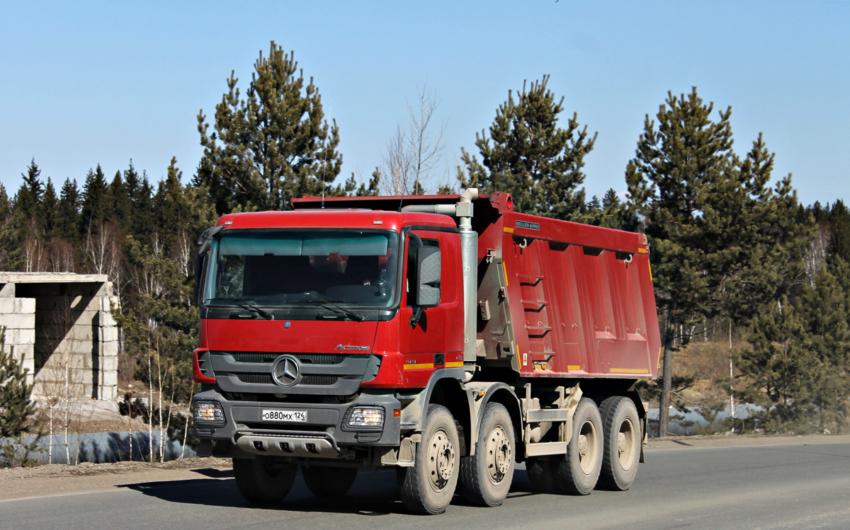 Красноярский край, № О 880 МХ 124 — Mercedes-Benz Actros '09 4141 [Z9M]