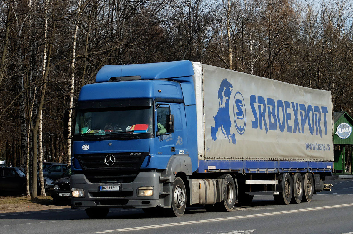 Сербия, № BG 335-EC — Mercedes-Benz Axor 1835