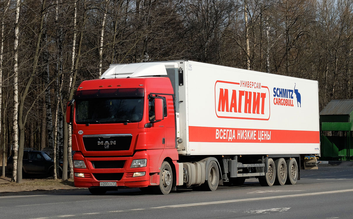 Краснодарский край, № Н 200 ЕХ 37 — MAN TGX ('2007) 18.360