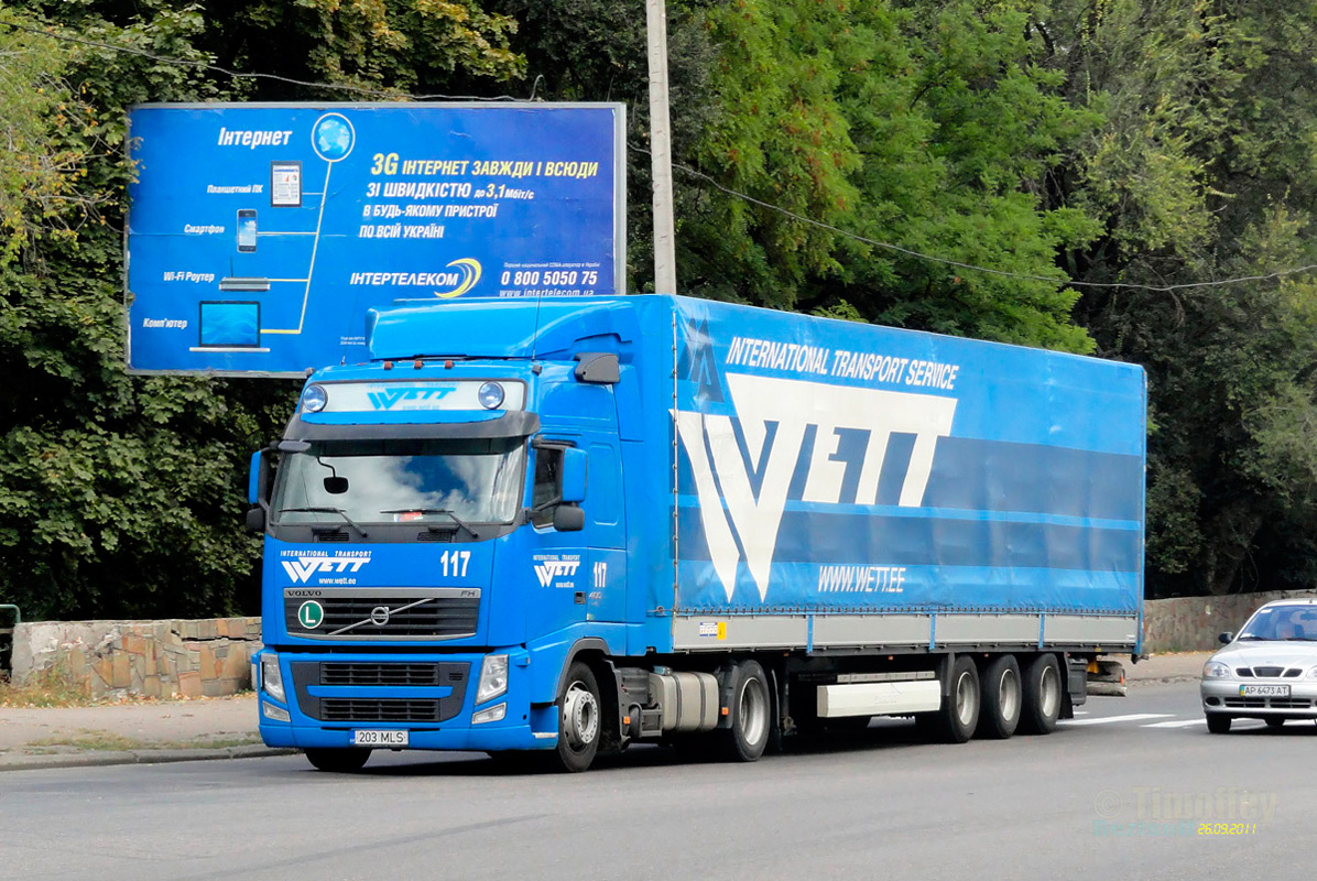 Эстония, № 203 MLS — Volvo ('2008) FH-Series