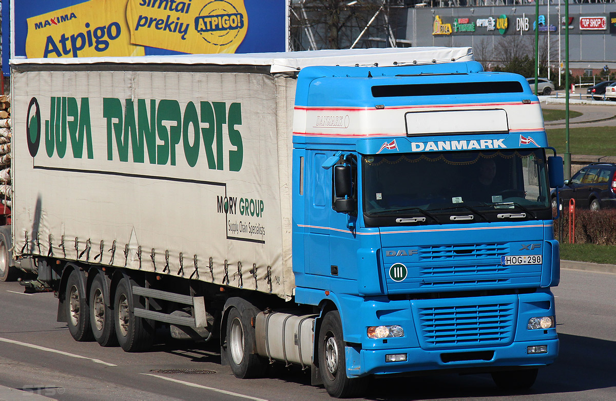 Литва, № HOG 290 — DAF XF95 FT