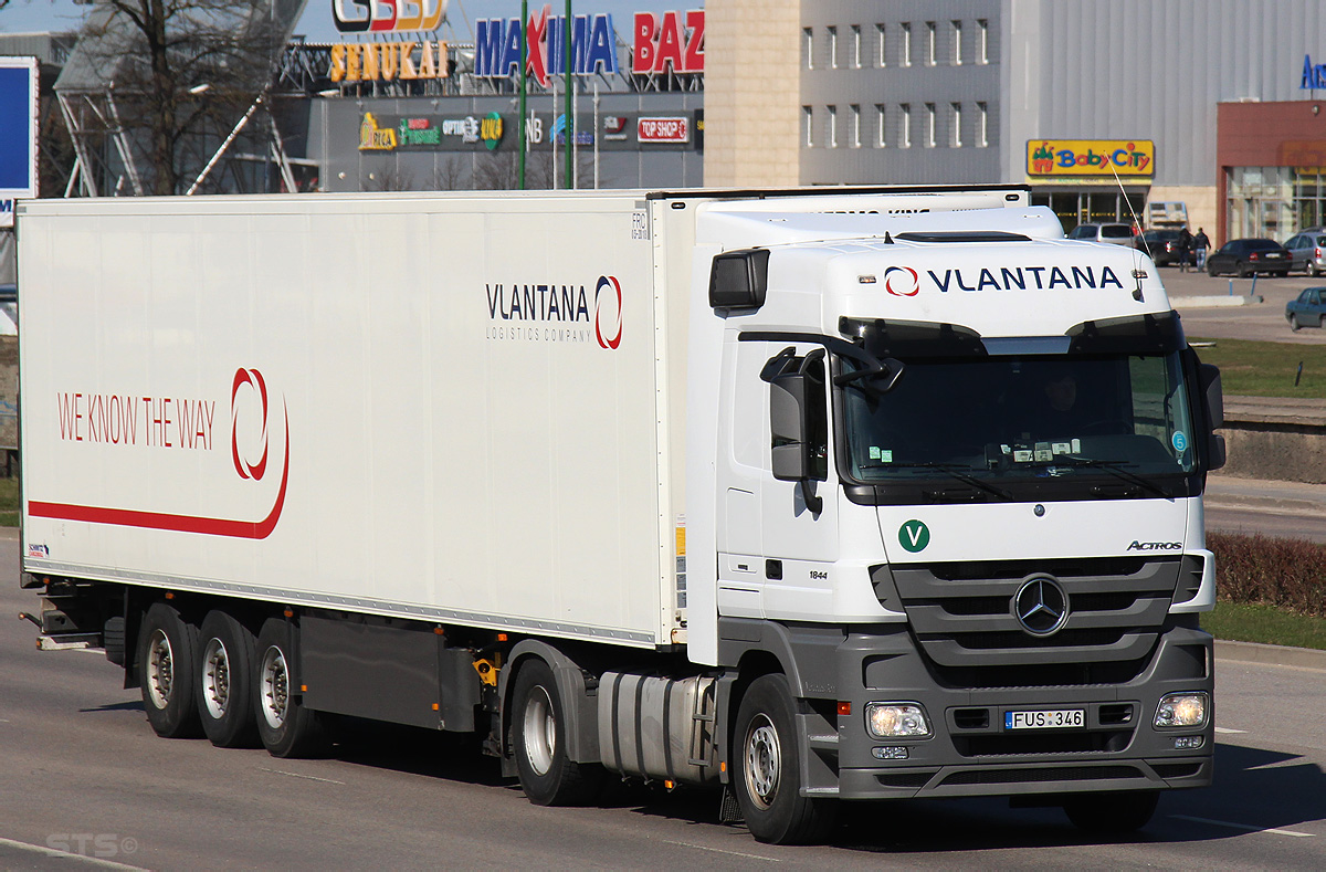 Литва, № FUS 346 — Mercedes-Benz Actros ('2009) 1844