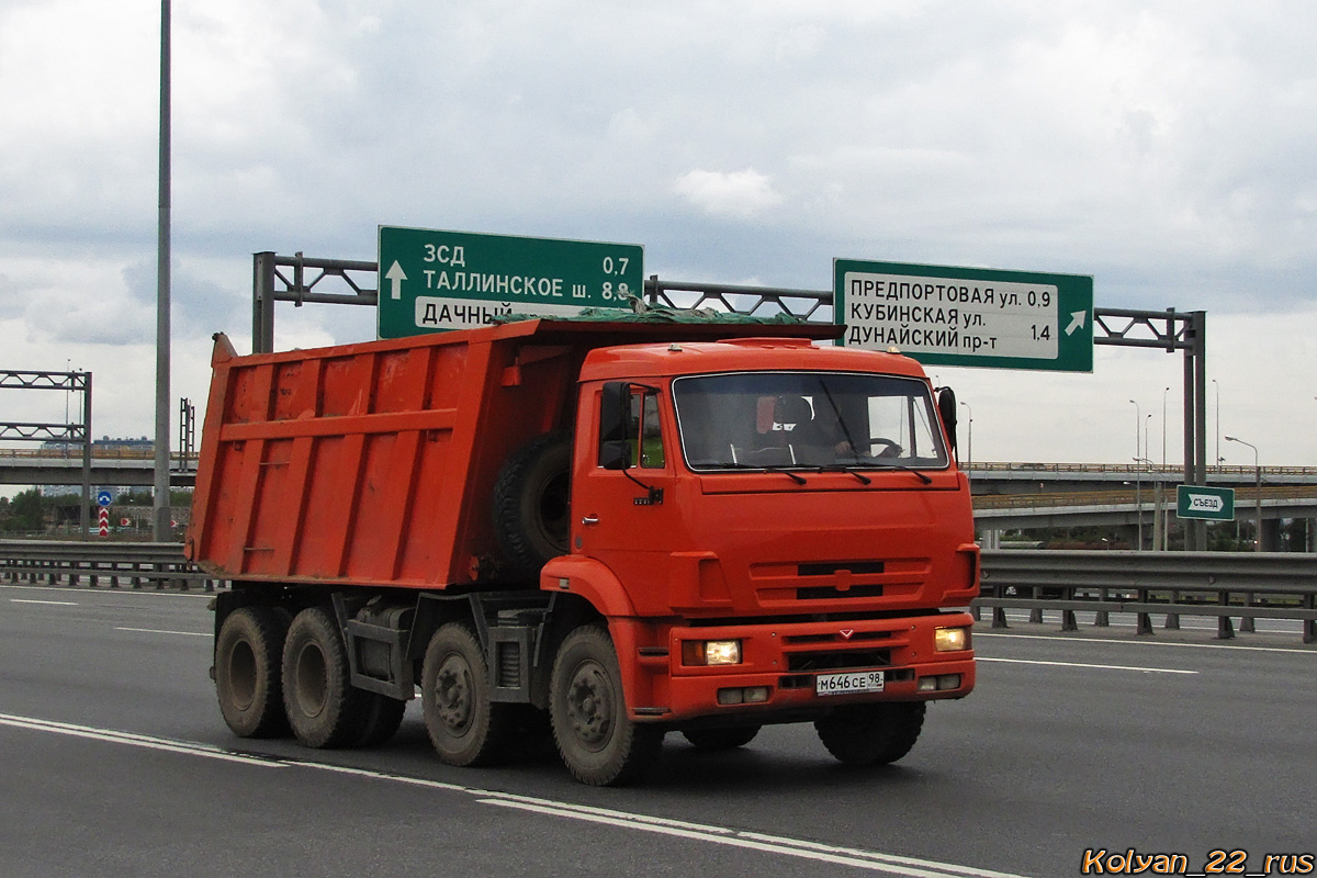 Санкт-Петербург, № М 646 СЕ 98 — КамАЗ-6540-10 [65400K]