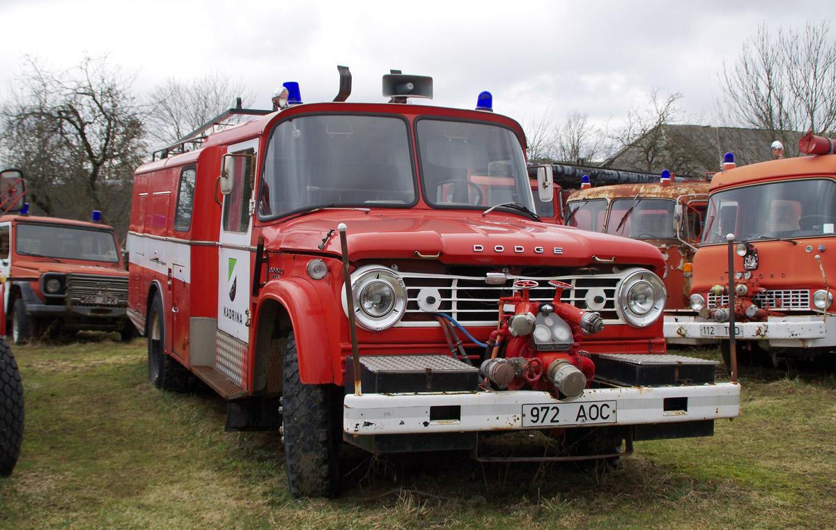 Эстония, № 972 AOC — Dodge (общая модель)