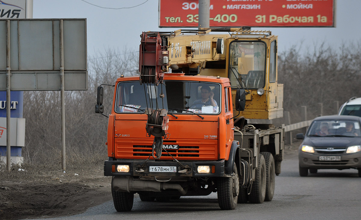 Омская область, № Т 678 МН 55 — КамАЗ-65115-65