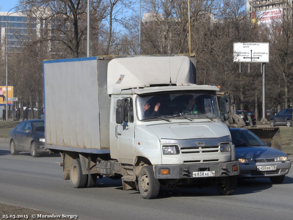 Ярославская область, № В 838 АЕ 76 — ЗИЛ-5301 "Бычок"(общая модель)