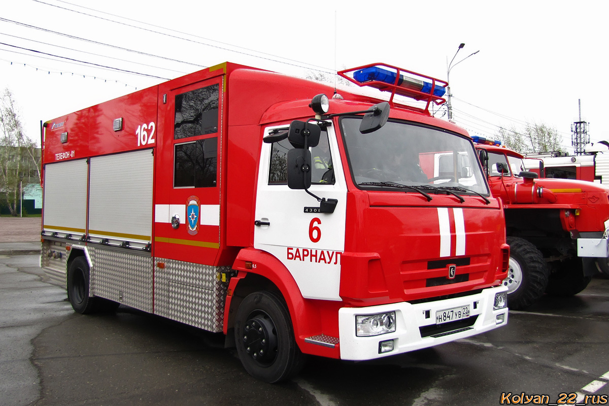 Алтайский край, № 162 — КамАЗ-4308-H3; Алтайский край — День пожарной охраны 2014