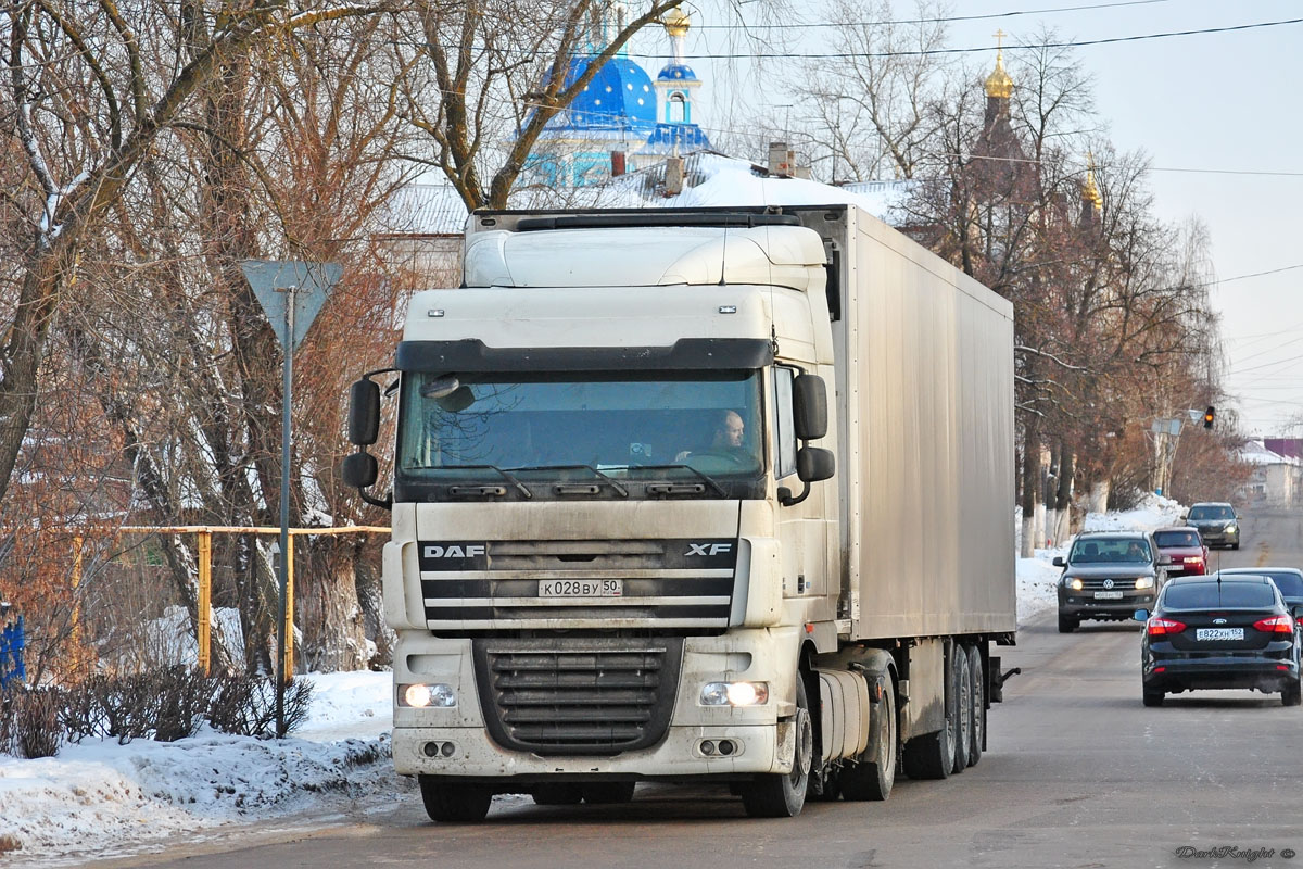 Московская область, № К 028 ВУ 50 — DAF XF105 FT