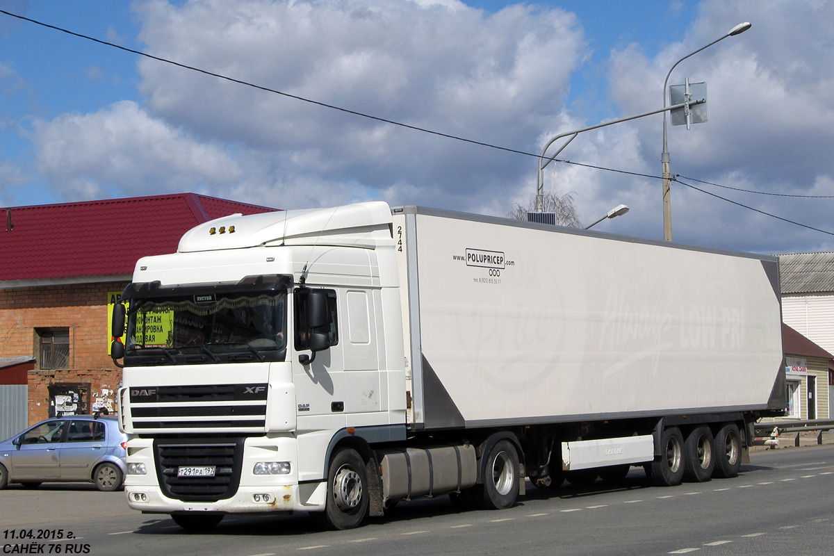 Москва, № Т 291 РА 197 — DAF XF105 FT