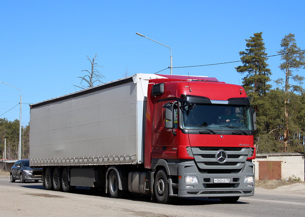 Липецкая область, № Н 060 КЕ 48 — Mercedes-Benz Actros ('2009)