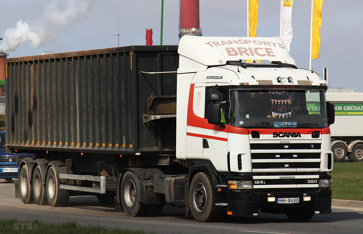 Латвия, № HH-8490 — Scania ('1996) R124L