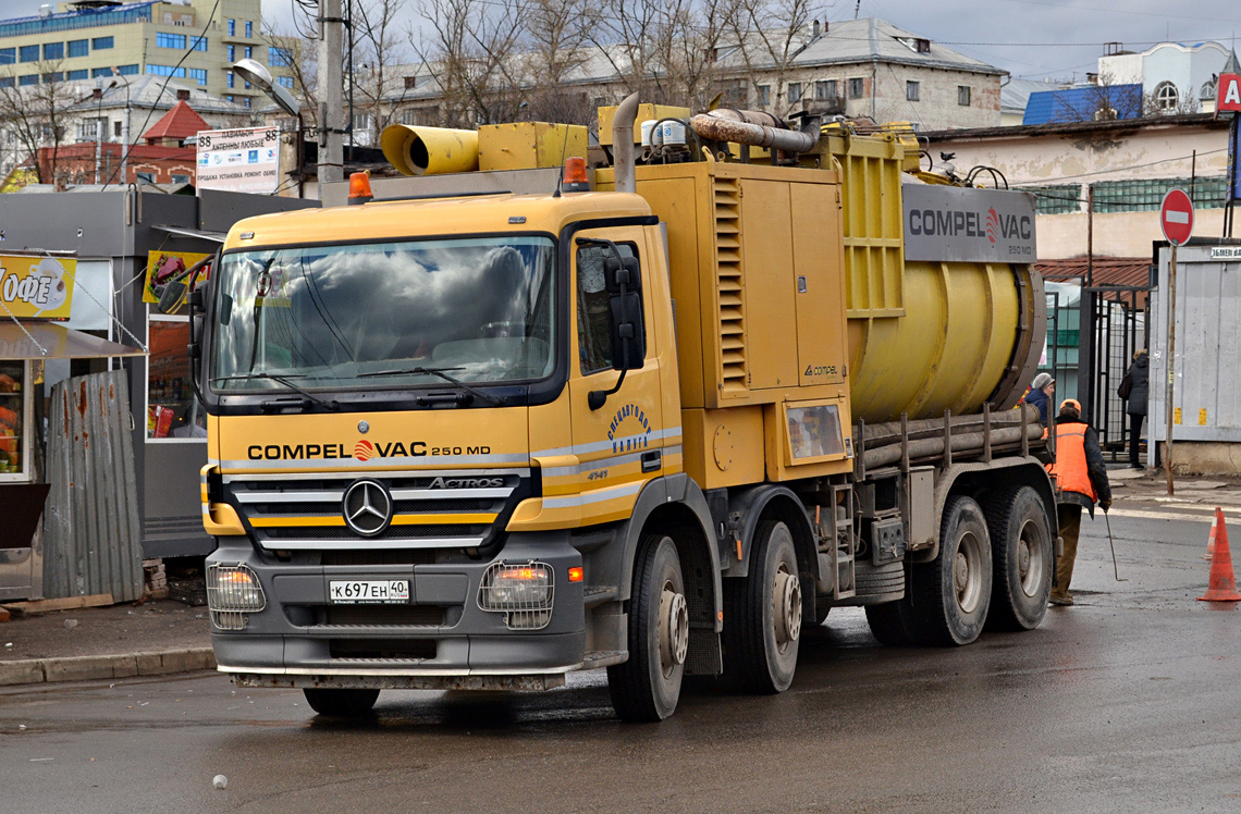 Калужская область, № К 697 ЕН 40 — Mercedes-Benz Actros ('2003) 4141