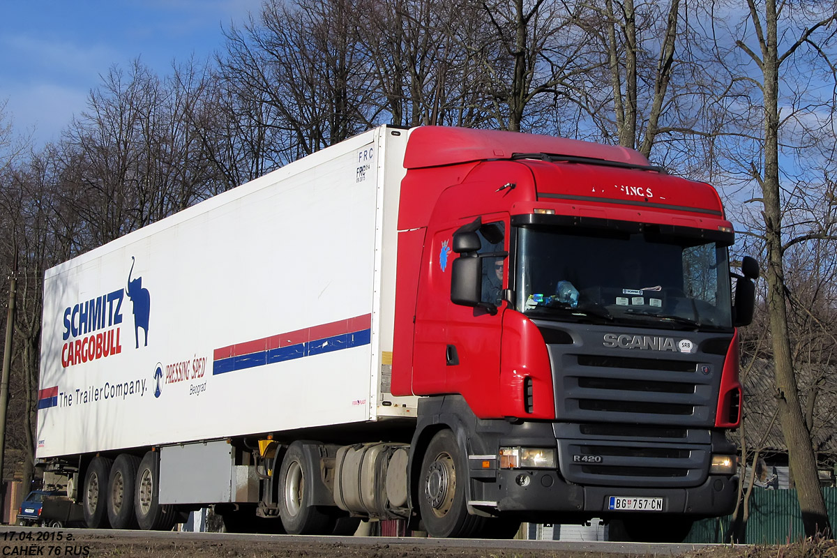 Сербия, № BG 757-CN — Scania ('2004) R420