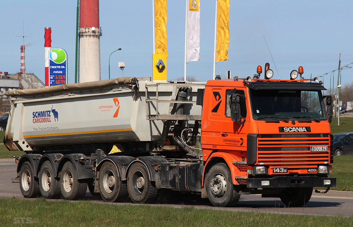 Литва, № BOU 843 — Scania (II) R143E