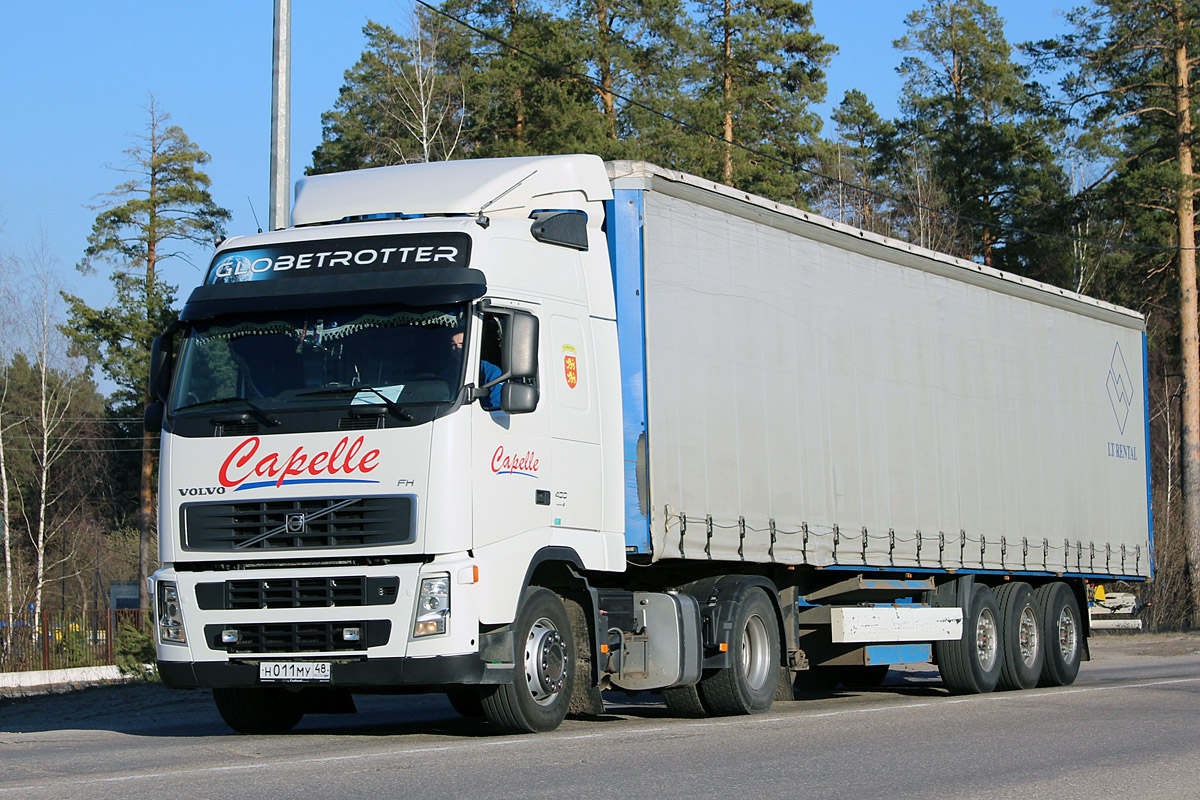 Липецкая область, № Н 011 МУ 48 — Volvo ('2002) FH12.400