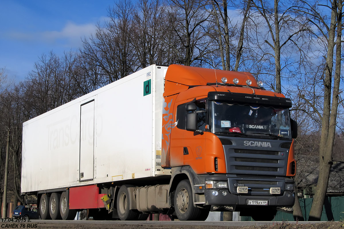 Костромская область, № Х 119 ХХ 44 — Scania ('2004) G380