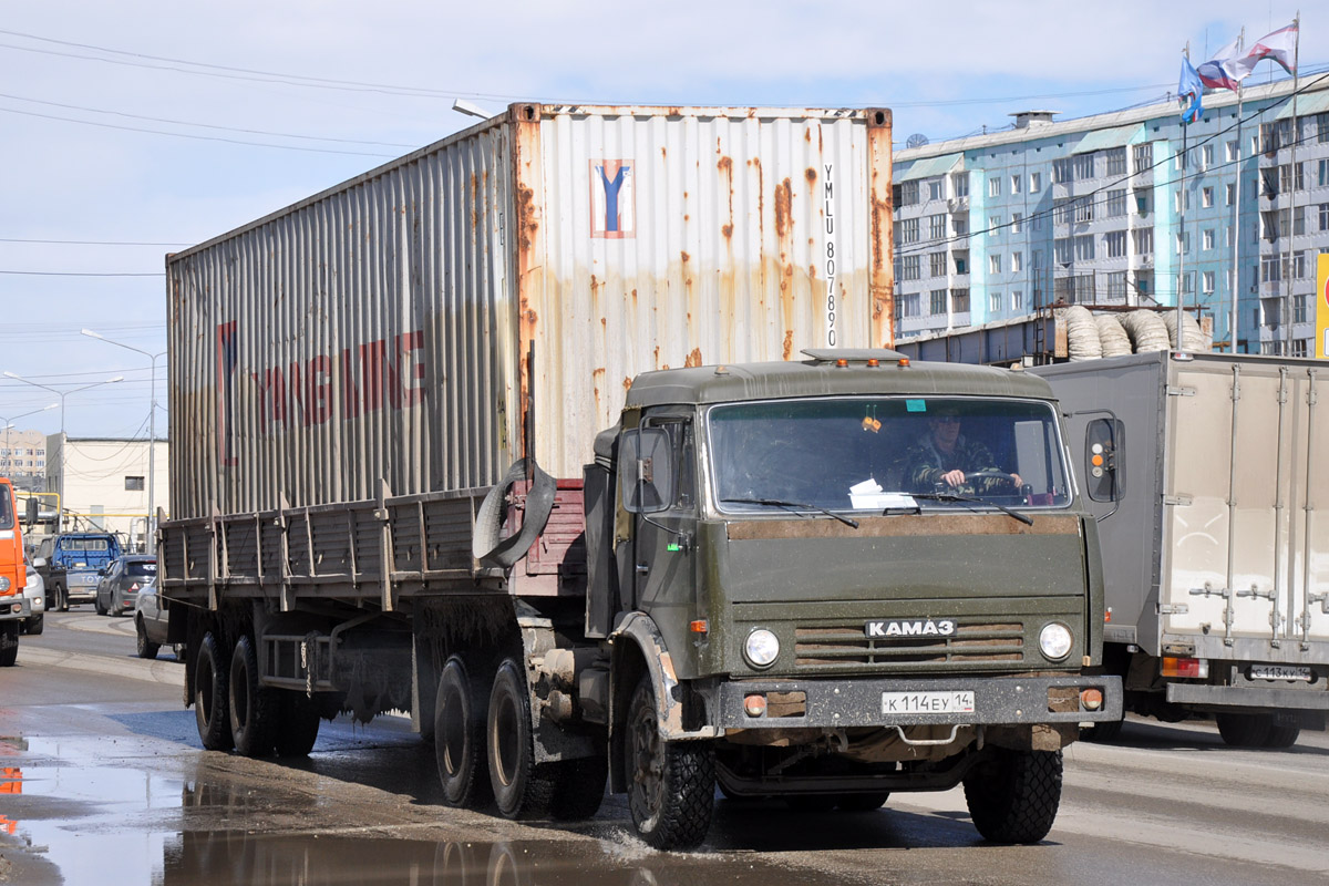 Саха (Якутия), № К 114 ЕУ 14 — КамАЗ-5410