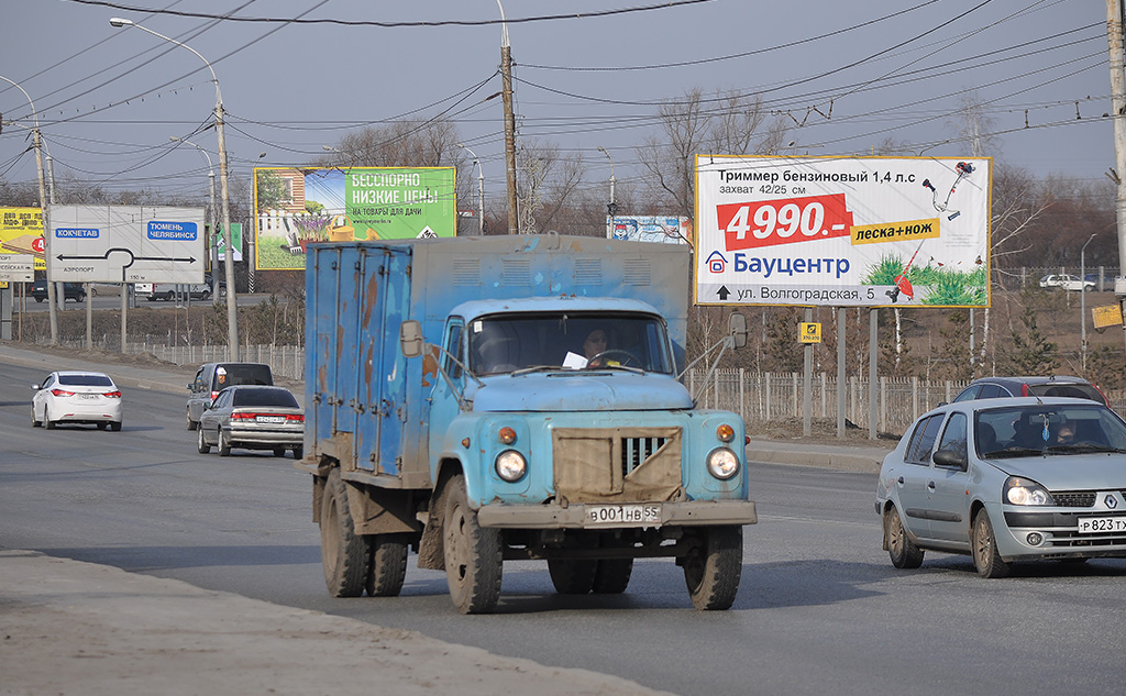 Омская область, № В 001 НВ 55 — ГАЗ-52-01