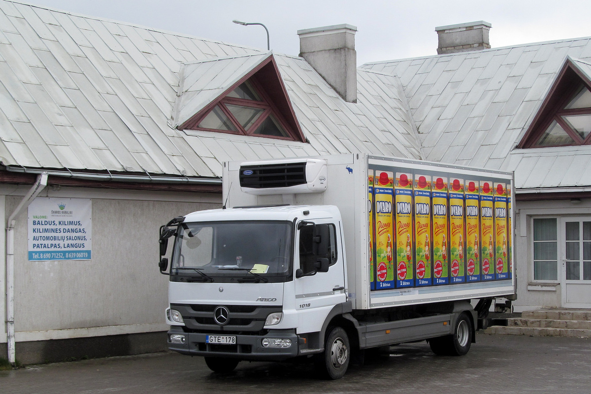 Литва, № GTE 178 — Mercedes-Benz Atego 1018