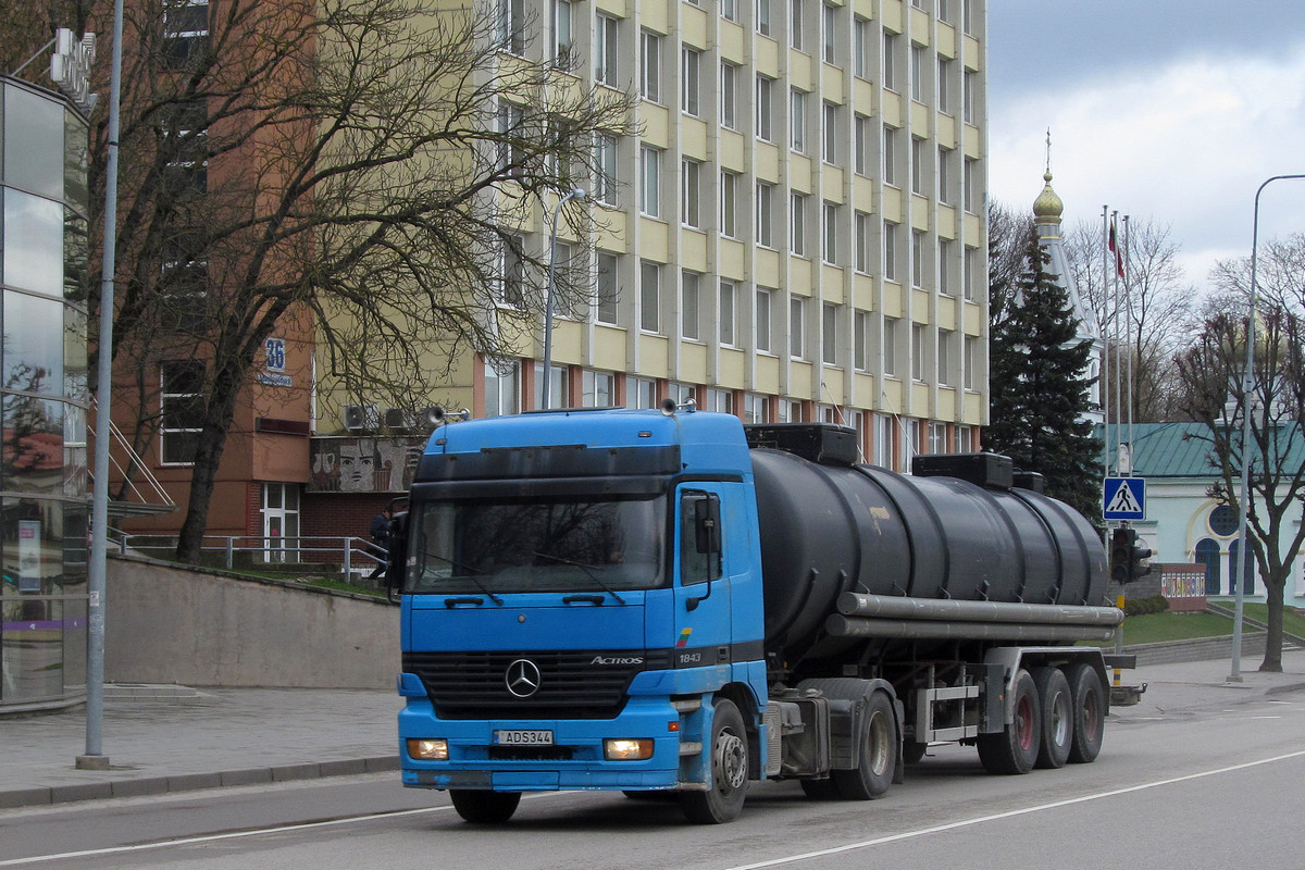 Литва, № ADS 344 — Mercedes-Benz Actros ('1997) 1843