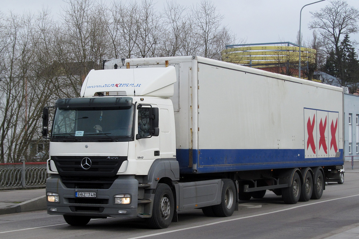 Литва, № EBZ 748 — Mercedes-Benz Axor 1840