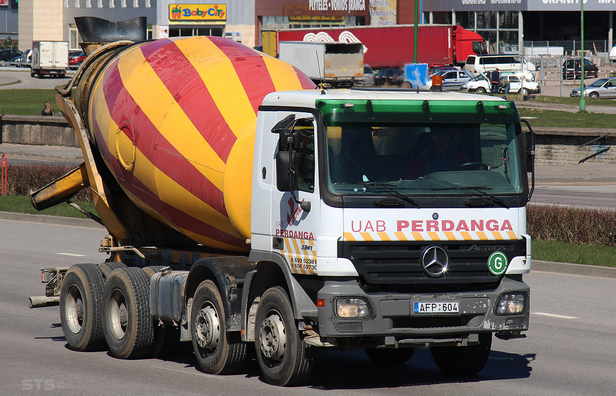 Литва, № AFP 604 — Mercedes-Benz Actros ('2003) 3241