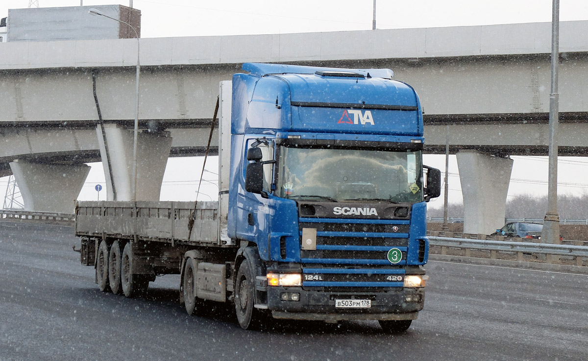 Санкт-Петербург, № В 503 РМ 178 — Scania ('1996) R124L