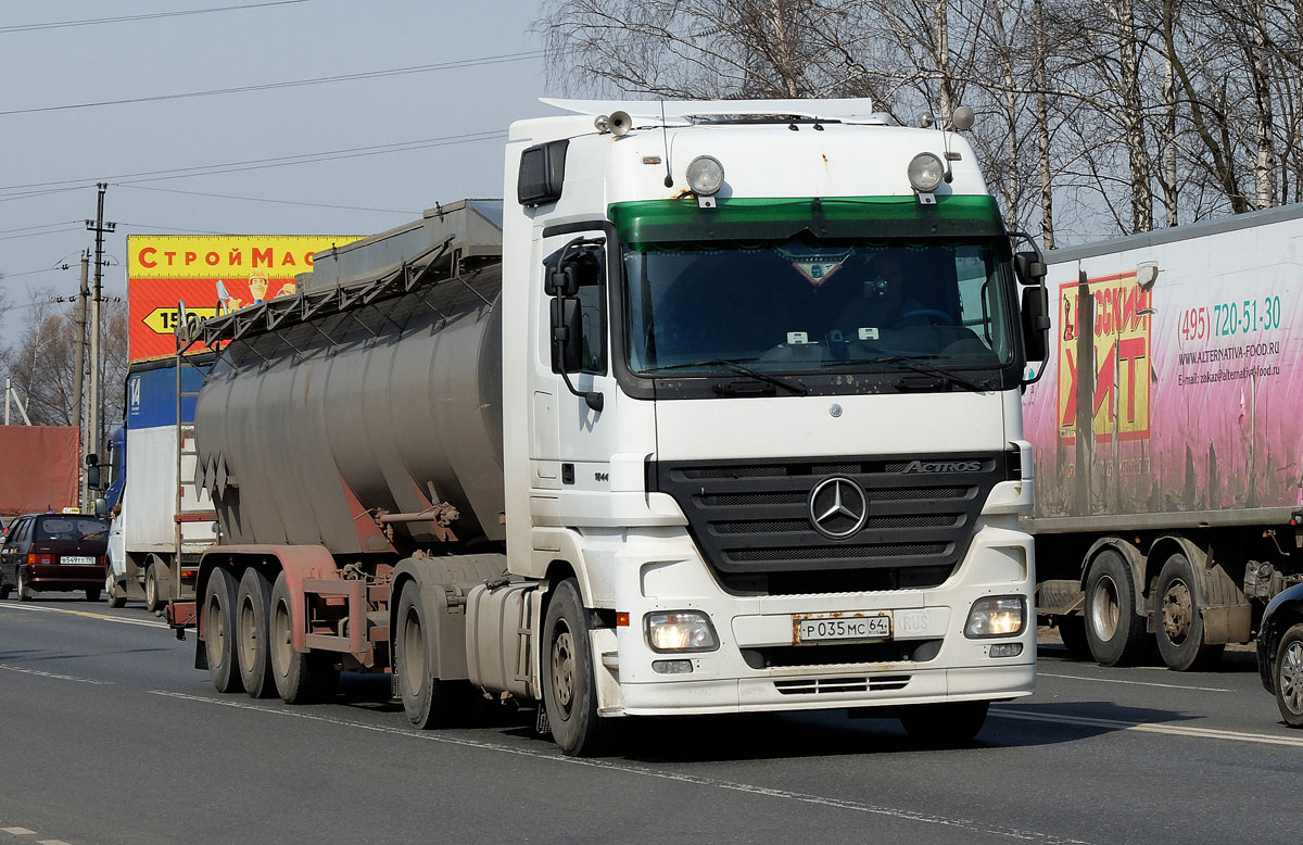 Саратовская область, № Р 035 МС 64 — Mercedes-Benz Actros ('2003) 1844