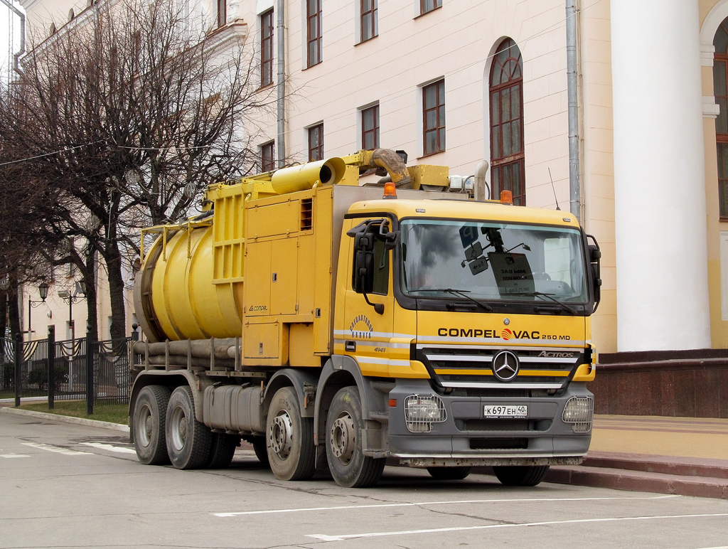 Калужская область, № К 697 ЕН 40 — Mercedes-Benz Actros ('2003) 4141