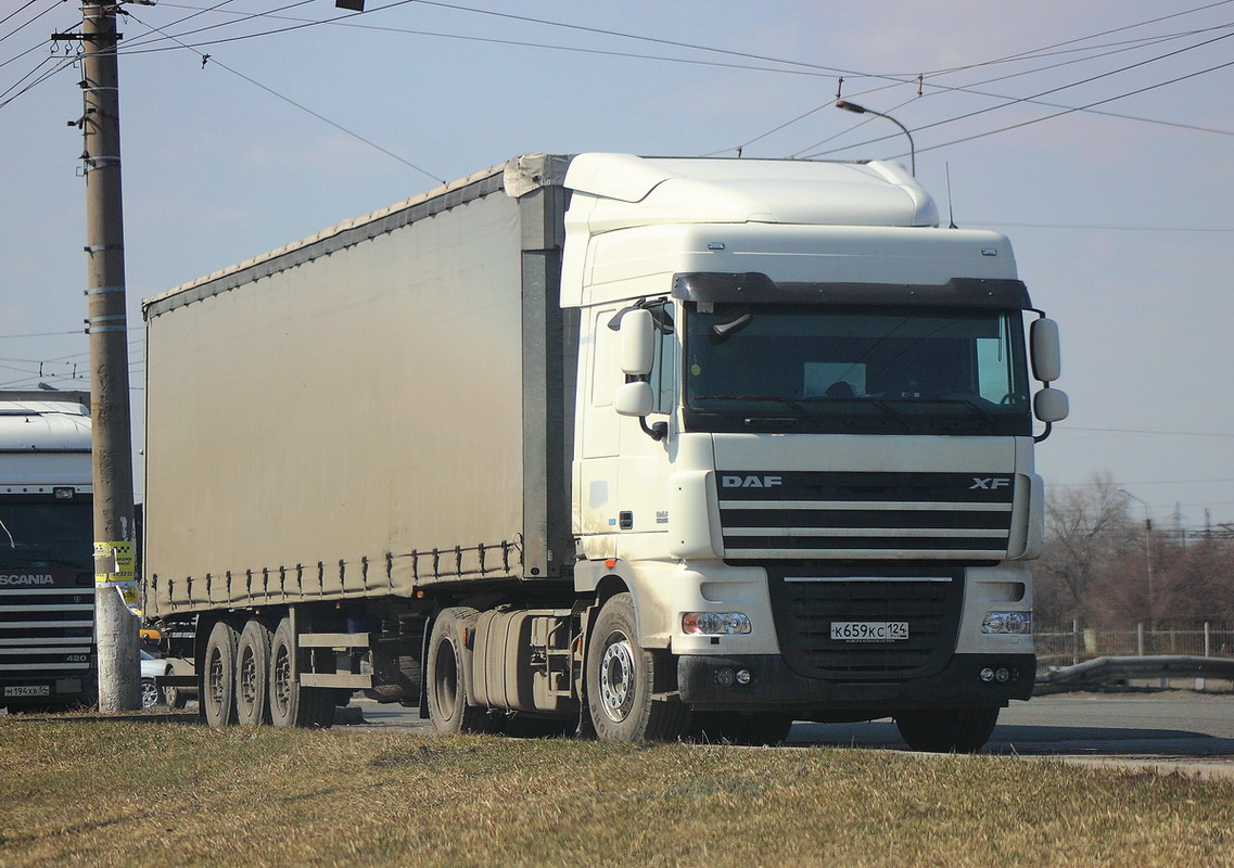 Красноярский край, № К 659 КС 124 — DAF XF105 FT