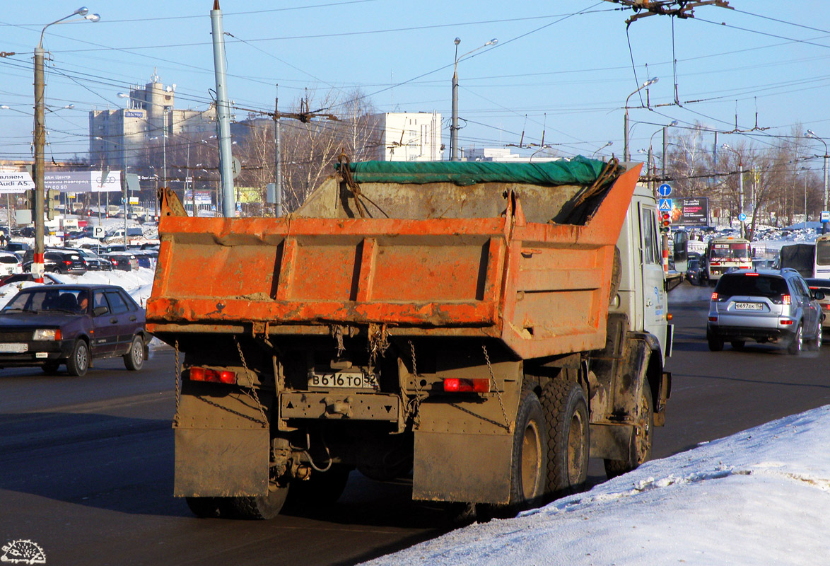 Нижегородская область, № В 616 ТО 52 — КамАЗ-55111 [551110]