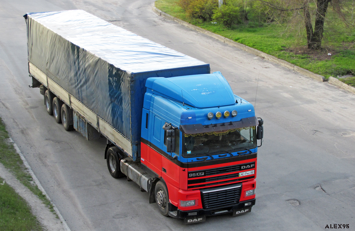 Днепропетровская область, № АЕ 0966 ВЕ — DAF 95XF FT