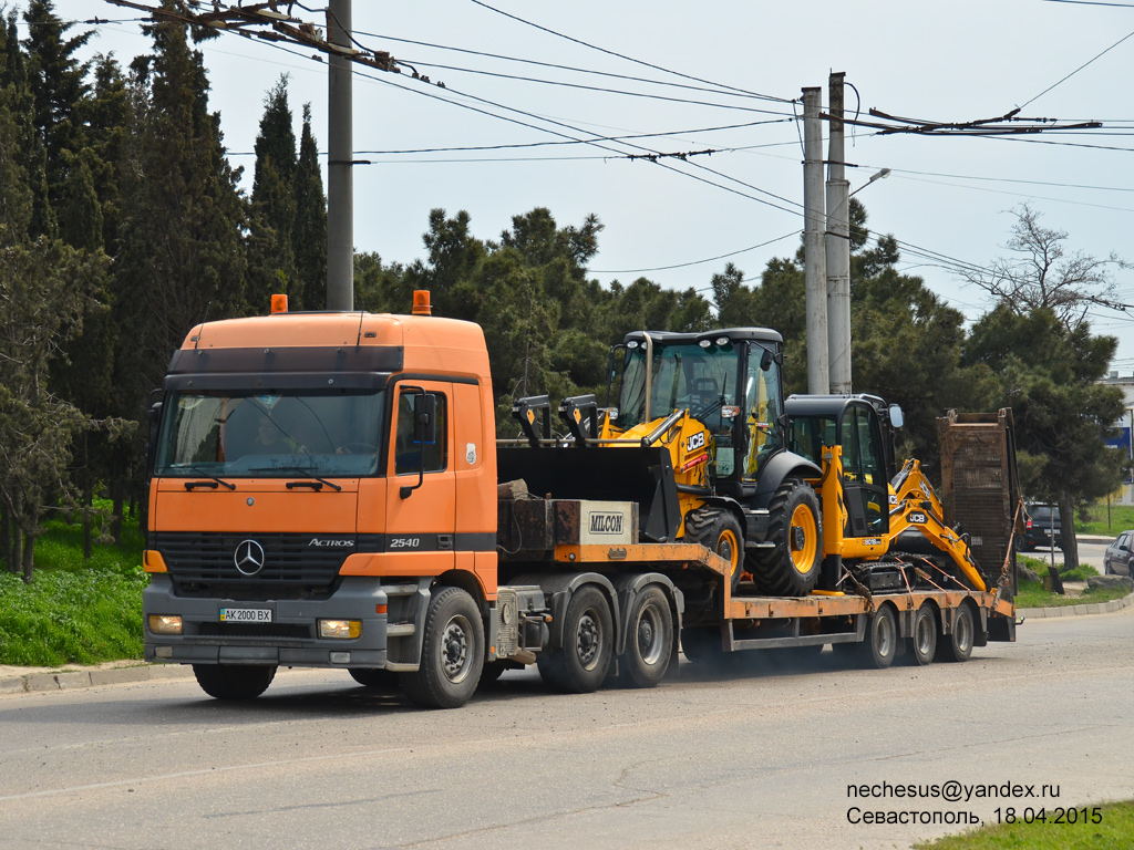 Крым, № АК 2000 ВХ — Mercedes-Benz Actros ('1997) 2540