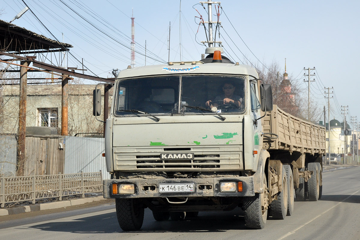 Саха (Якутия), № К 146 ВЕ 14 — КамАЗ-54115 (общая модель)