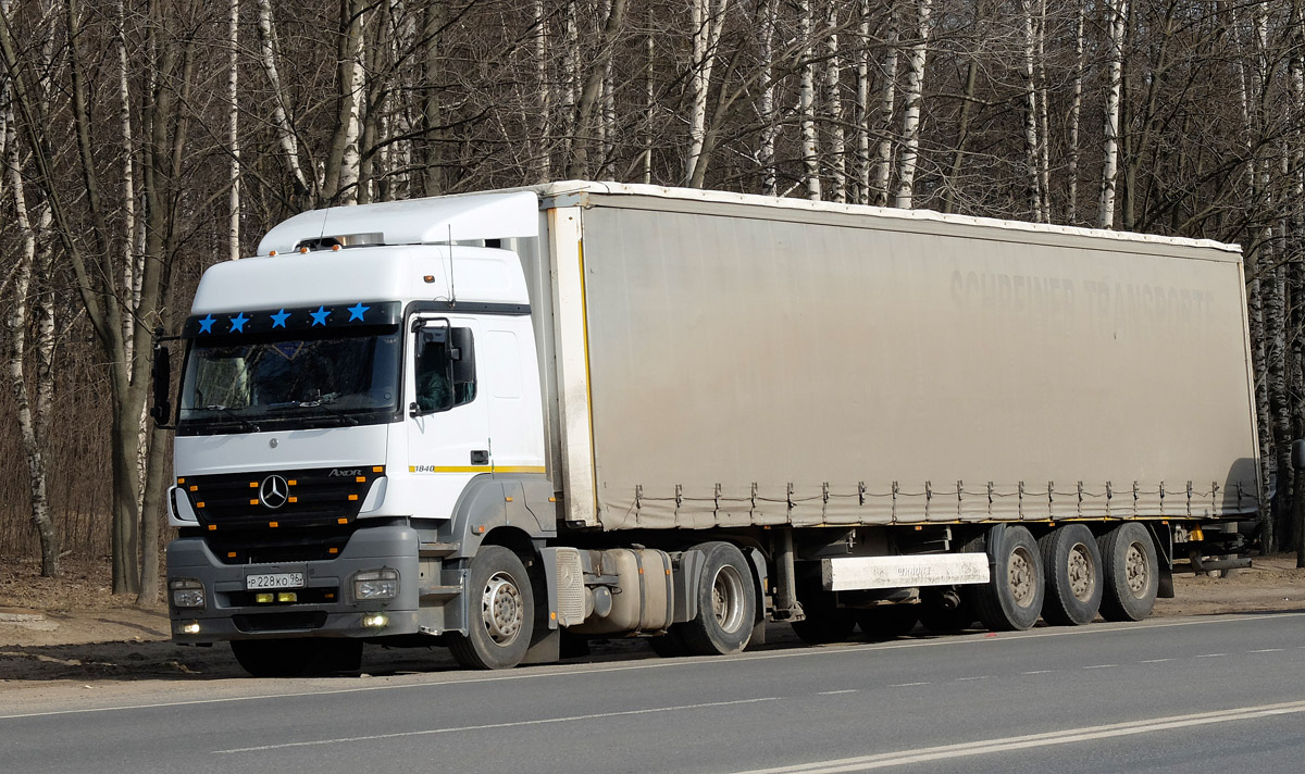 Свердловская область, № Р 228 КО 96 — Mercedes-Benz Axor 1840