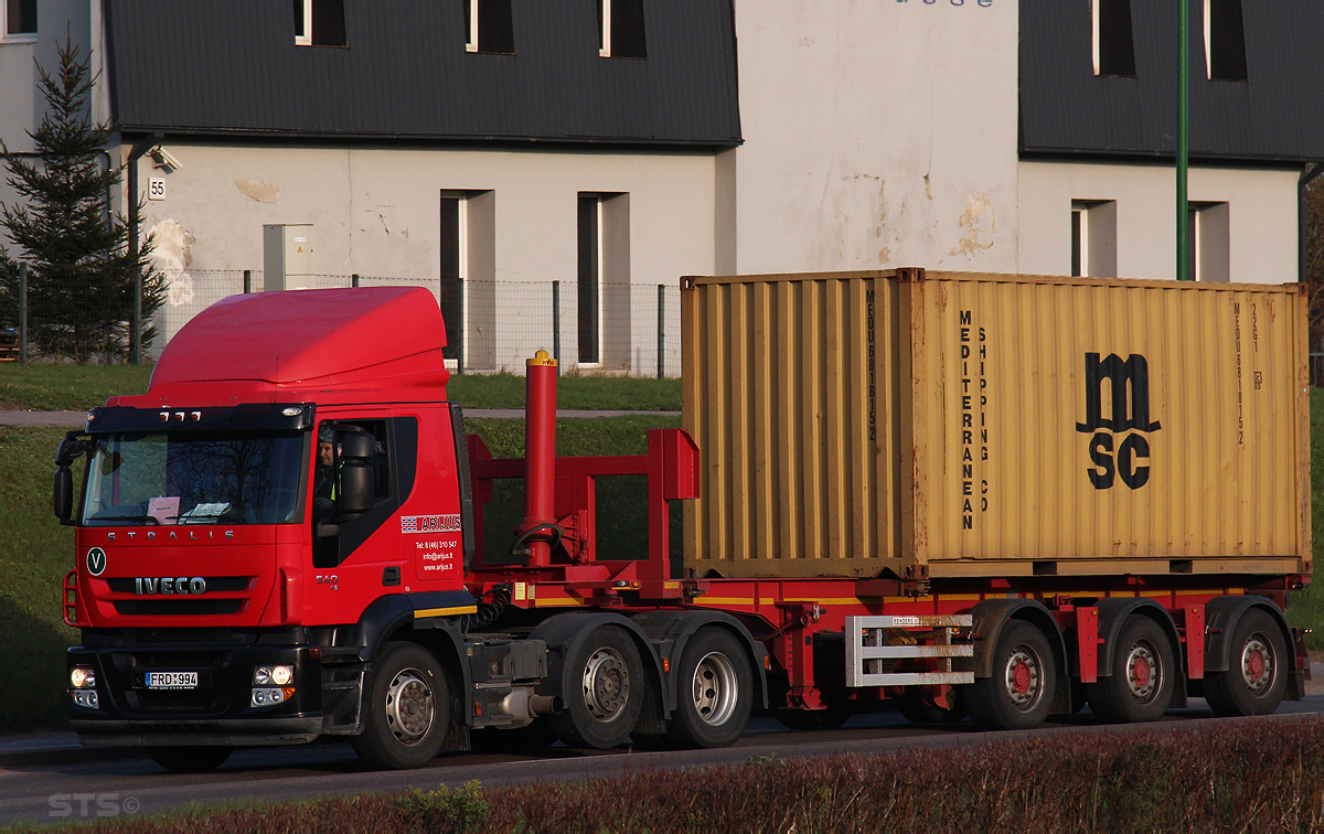 Литва, № FRD 994 — IVECO Stralis ('2007) 540