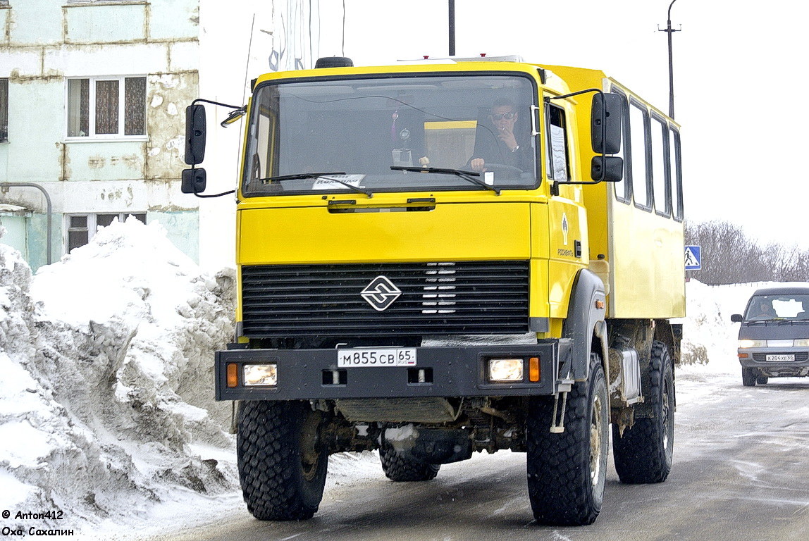 Сахалинская область, № М 855 СВ 65 — Урал-32552-79