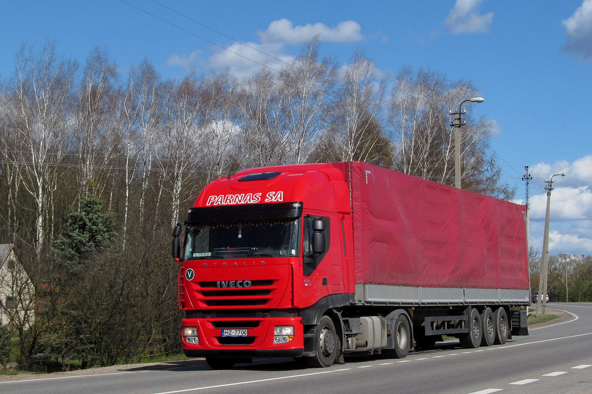 Латвия, № HZ-7700 — IVECO Stralis ('2007) 420