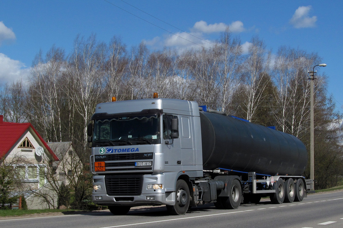 Литва, № BOT 817 — DAF XF95 FT