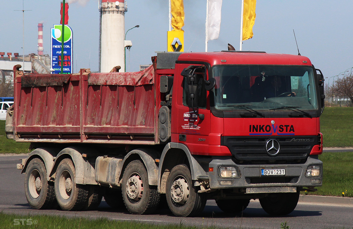 Литва, № BOV 231 — Mercedes-Benz Actros ('2003) 3241