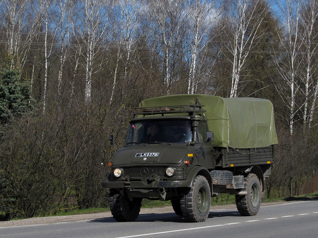 Литва, № LK 037 B — Mercedes-Benz Unimog (общ.м)