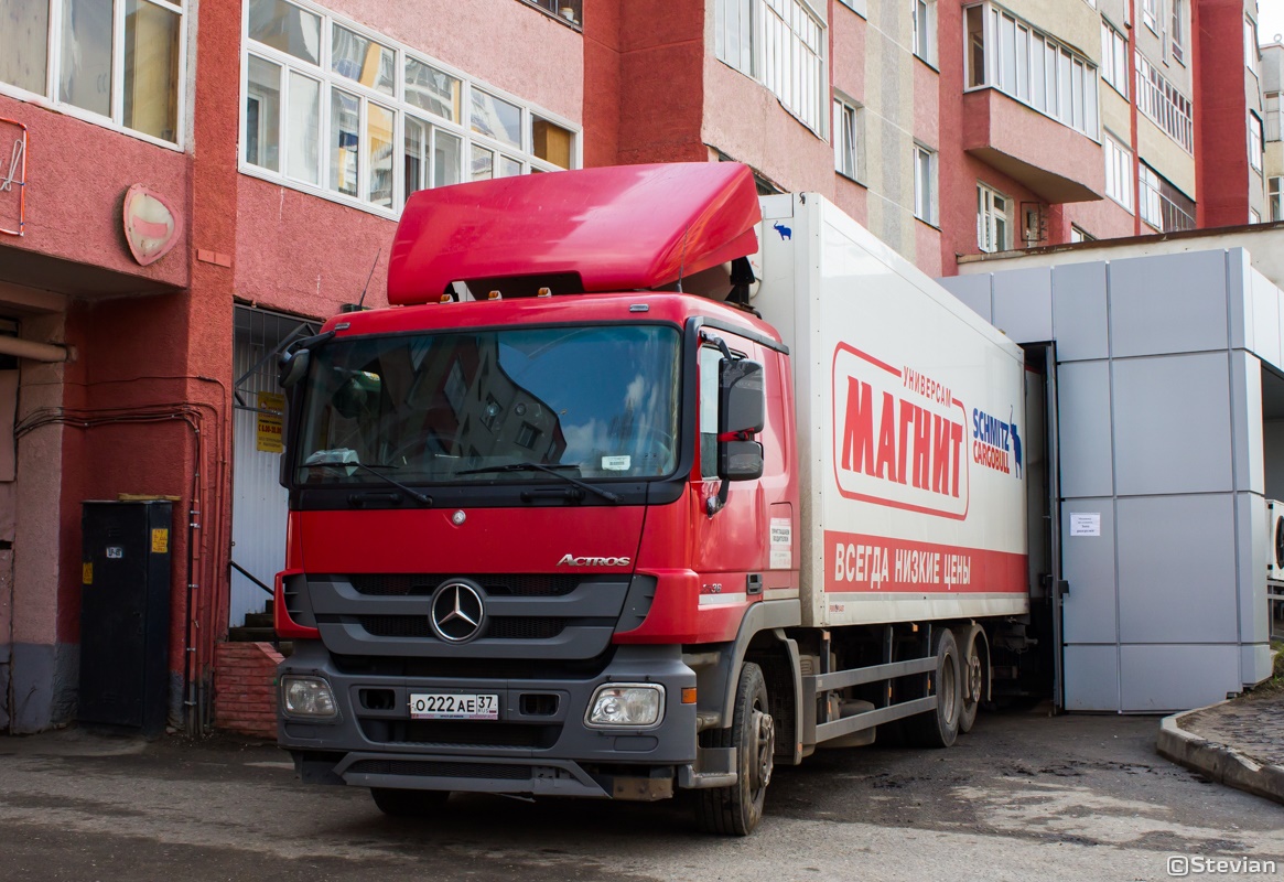 Ивановская область, № О 222 АЕ 37 — Mercedes-Benz Actros ('2009) 2536