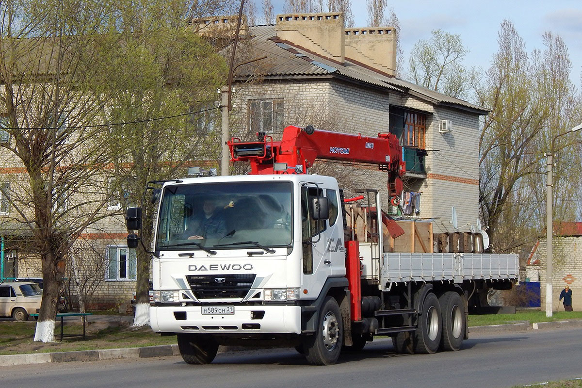 Белгородская область, № Н 589 СН 31 — Daewoo Novus